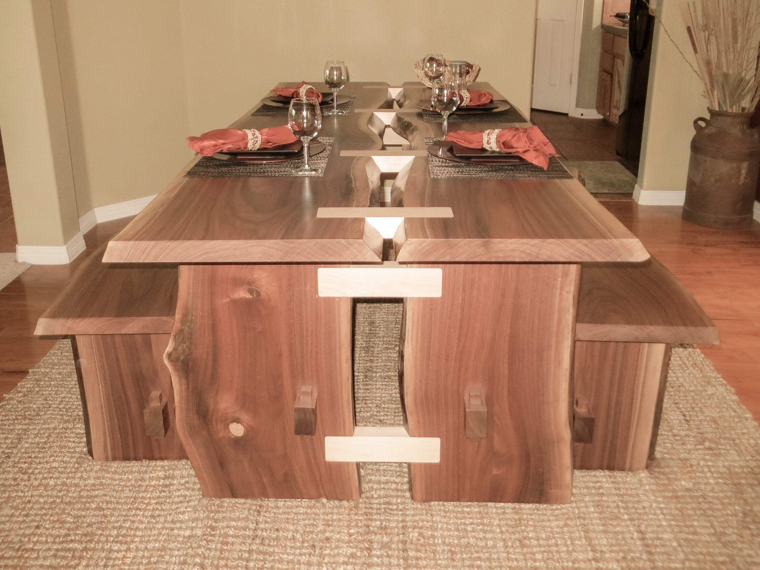 Finished Live Edge Slab Table 2