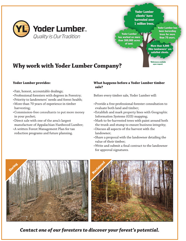 Why Work with Yoder Lumber Forest Management 1